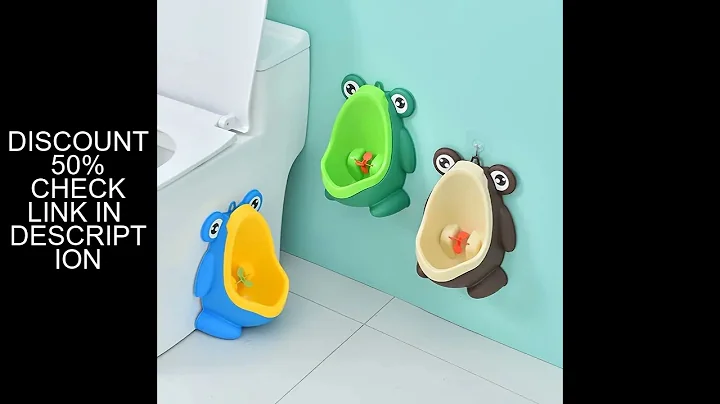 Cute Frog Potty Training Urinal Boy With Fun Aiming Target, Toilet Urinal Trainer, Children Stand Ve