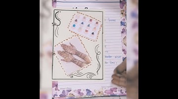 class 10 beauty and wellness project file #art #music