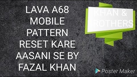 HOW TO HARD RESET & UNLOCK 