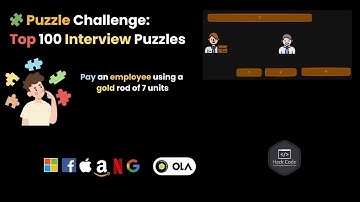🧩 Day 1/100: Pay an employee using a gold rod of 7 units ? Genius Puzzle - Easiest Solution!