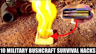 10 Military Bushcraft and Survival HACKS You Don’t Know!