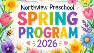 2026-05-14 NUMC Preschool Spring Program