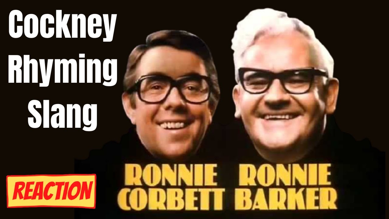 American Reacts to The Two Ronnies - Cockney Rhyming Slang Song | 