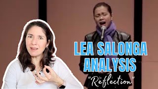 VOCAL COACH ANALYSIS OF LEA SALONGA SINGING 