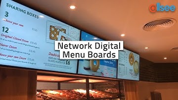Network Digital Menu Boards at Krispy Kreme