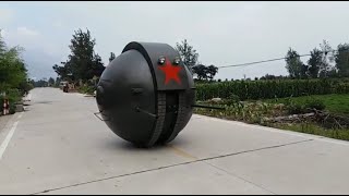 中國大陸複刻球形坦克 Chinese Homemade Soviet Ww Ii Sht-2T Ball Tank Spherical Tank