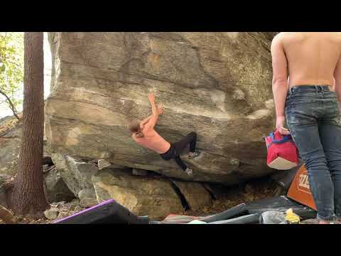 Beta Video for climb Welcome to Rumbling Bald v5, Rumbling Bald