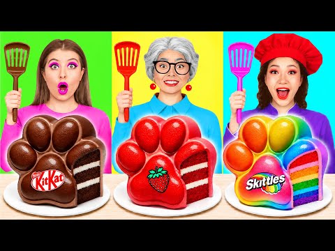 Me vs Grandma Cooking Challenge | Funny Situations in Kitchen