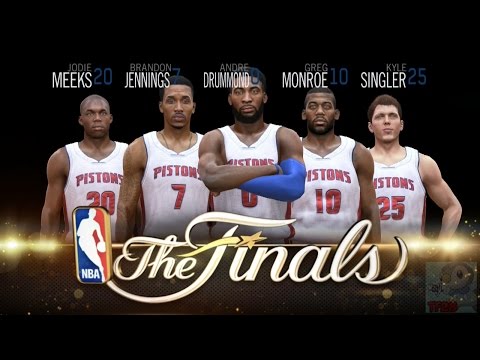 NBA Live 15 Finals Intro Celebration Detroit Pistons