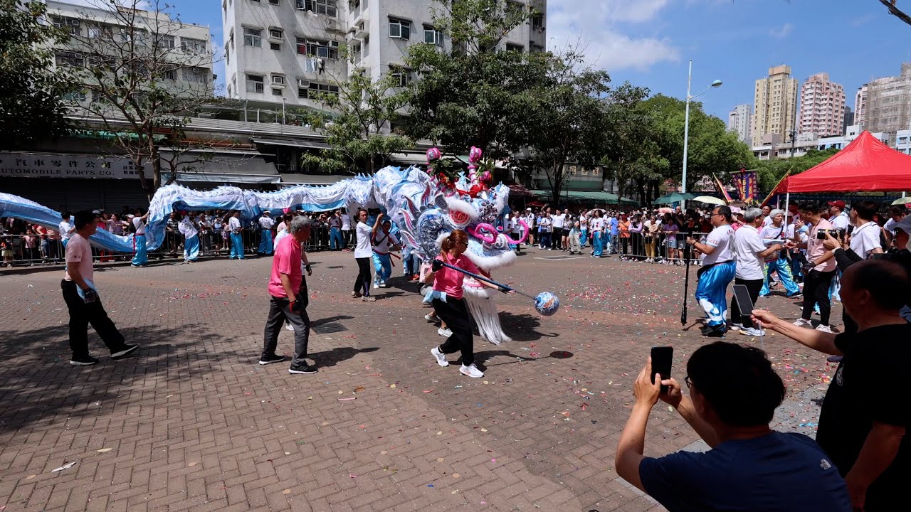 西邊圍西溪聯慶堂 大龍 小龍  - 元朗十八鄉乙巳年慶祝天后誕會景巡遊 - 4K影片 - Hong Kong - Tin Hau’s Birthday - 2025年4月20日
