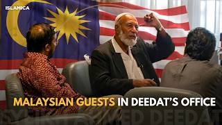 Deedat's Funny Comment about Malaysians and Indonesians | Guests from Malaysia in Deedat's Office