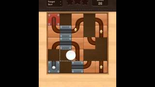 Roll the Ball slide puzzle Star I Pack Level 26 Solution screenshot 2