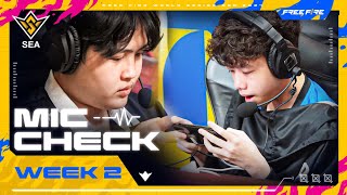 [TH] Mic Check Week 2 | FFWS SEA SPRING 2024 | Garena Free Fire