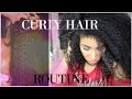 My Curly hair routine - from the shower to poppin curls