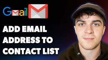 How to Add an Email Address to Your Contact List in Gmail (Full 2025 Guide)