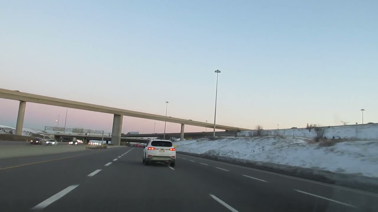 Highway 410 South, Brampton to Mississauga, Ontario.