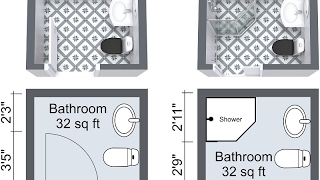 Small Bathroom Layout Shower and Bath Design Ideas