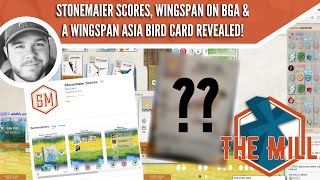 Stonemaier Scores, Wingspan on BGA & A Wingspan Asia Bird Card Revealed! - The Mill