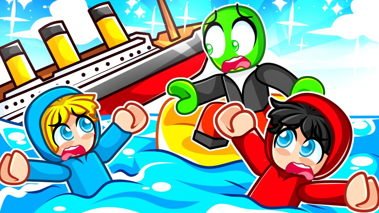 ZOSTALIŚMY UWIĘZIENI na TONĄCYM STATKU w Roblox!