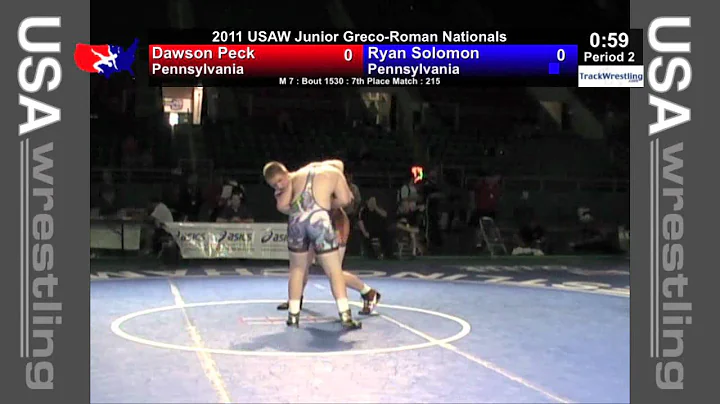 Junior Greco 7th 215 - Ryan Solomon (PA) vs. Dawso...