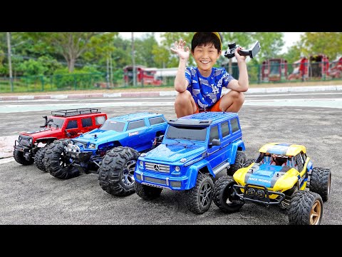 예준이의 자동차 장난감 레이싱 조종놀이 몬스터 트럭 경주놀이 <strong>Car</strong> Toy Racing with <strong>Monster</strong> Truck