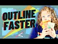 HOW TO OUTLINE YOUR BOOK FAST | My 5-Step Book Plotting Method