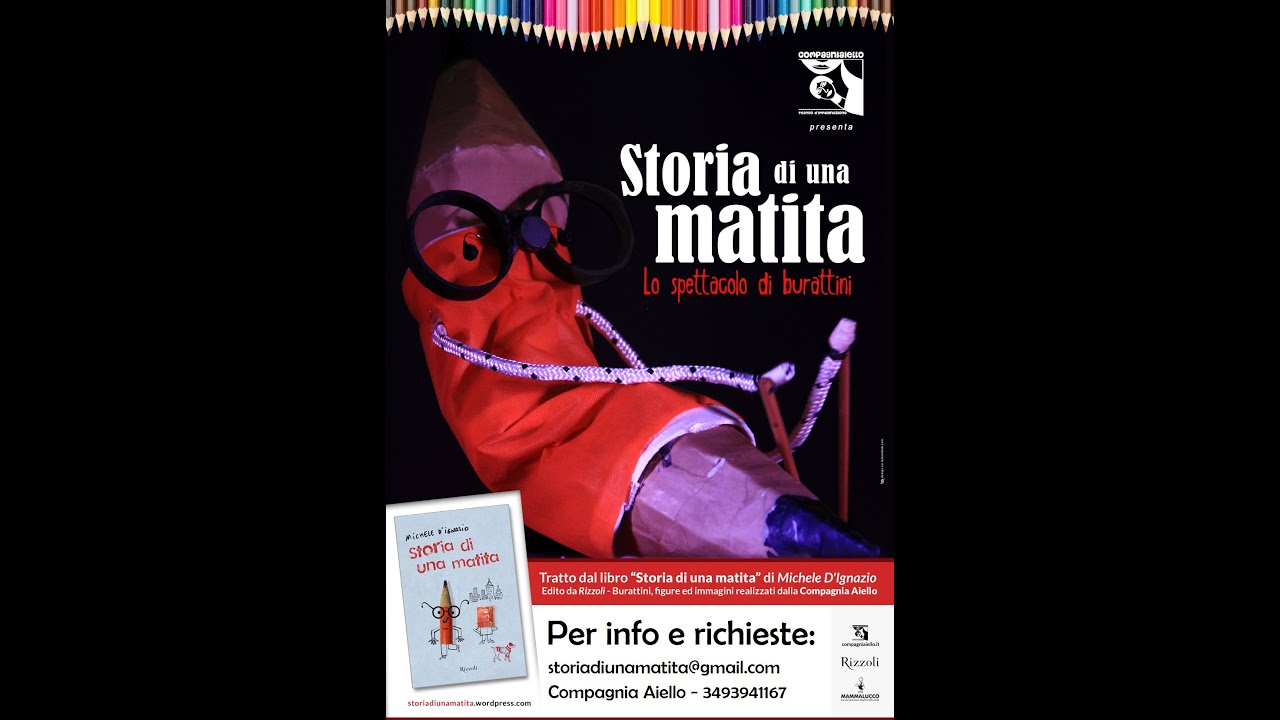 Storia di una matita - Lo spettacolo di Burattini - YouTube