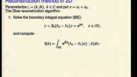 Numerical methods in inverse problems