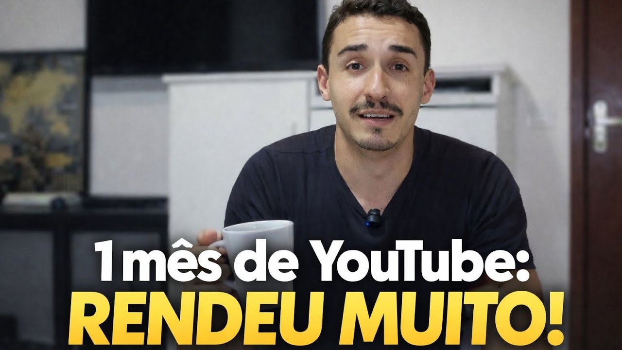 O que GANHEI investindo 1 mês no YouTube (resultados com números)