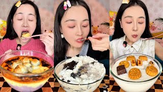 Crispy Croissant &amp; Sweet Donut Mukbang | ASMR Crunchy Bakery Eating Sounds