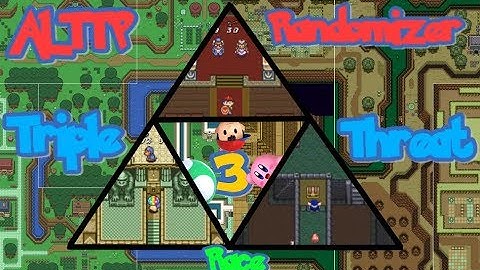 ALTTP Randomizer Triple Threat Race Part 3: Almost Perfect Sync!