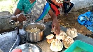 Village Lady Making Nongu Palm Fruit Sherbet Drink Good For Summer