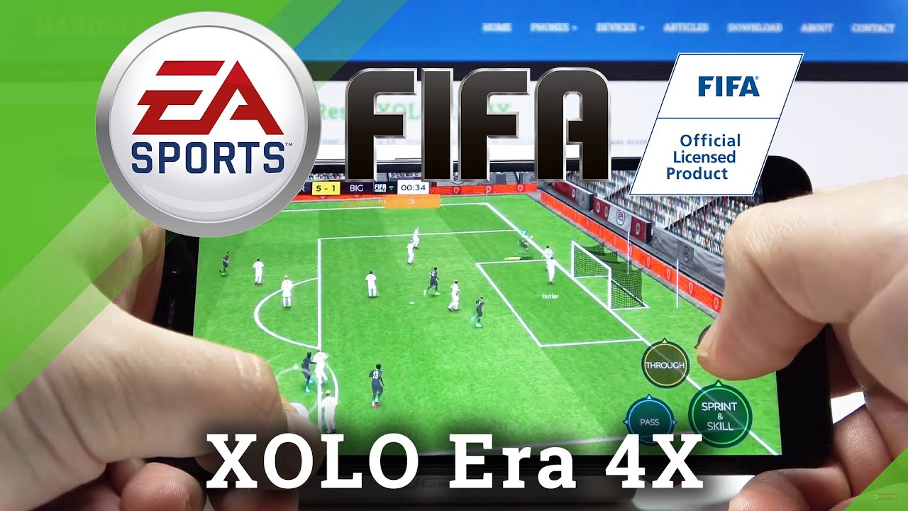 FIFA Mobile Gameplay on XOLO Era 4X - Android Game Review