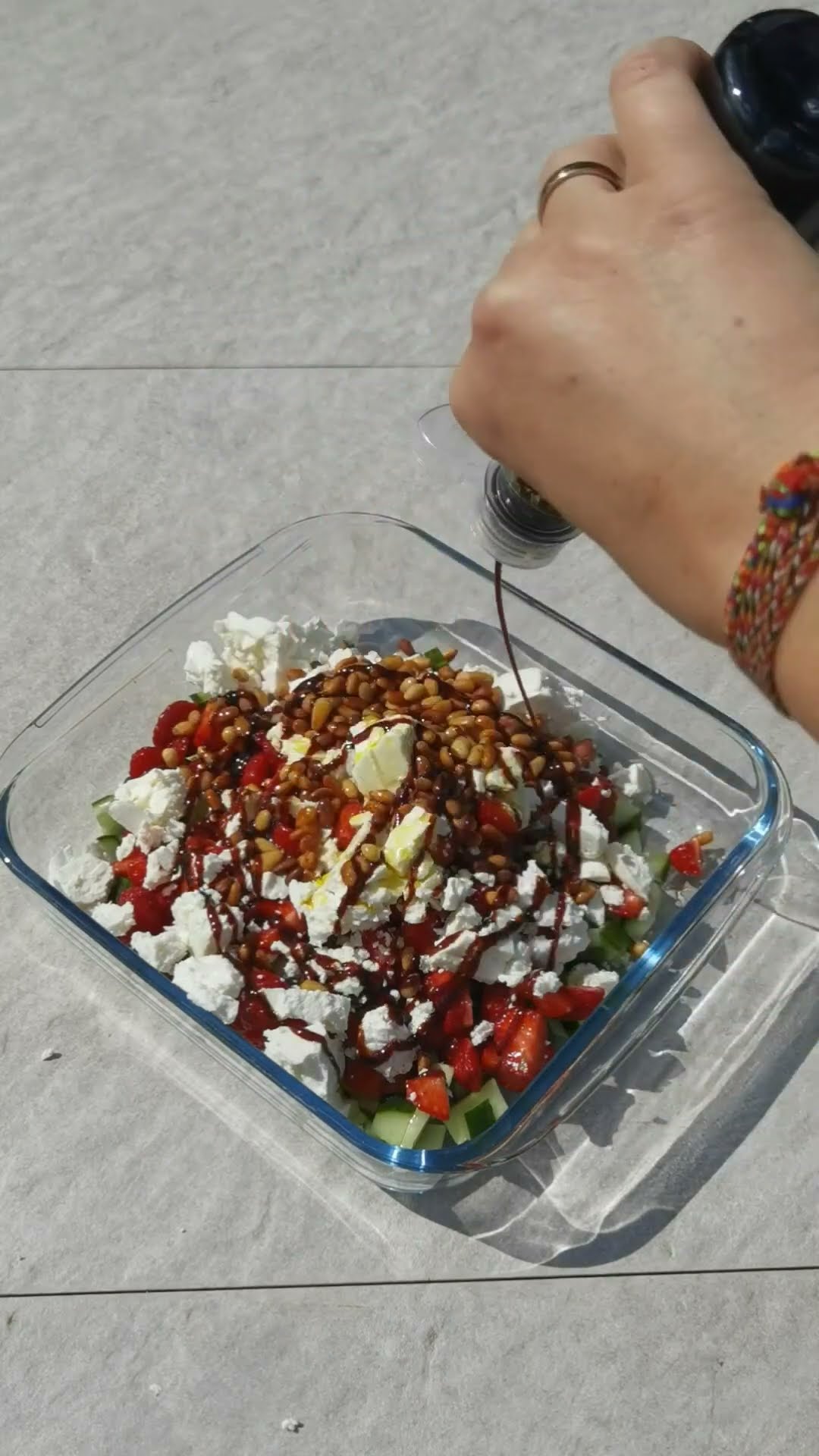 Der perfekte Sommersalat - Erdbeer-Feta Salat- So schmeckt der Sommer# ...