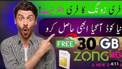 Zong free internet code 2025 | zong app use kr k 5000 mb laye|zong free internet 100 ℅ working codes