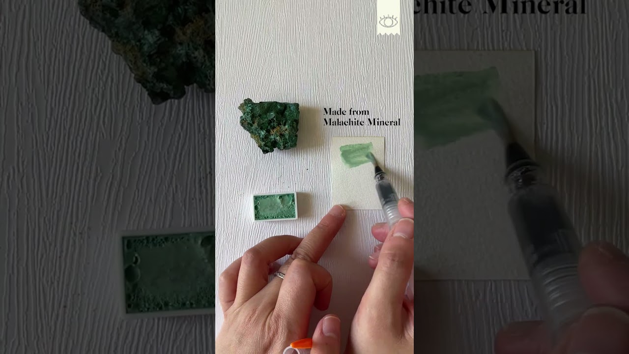 Mineral Malachite Watercolor CI