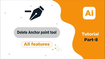 Delete anchor point tool | Adobe Illustrator | part-8
