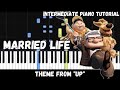 Up Married Life Intermediate Piano Tutorial
