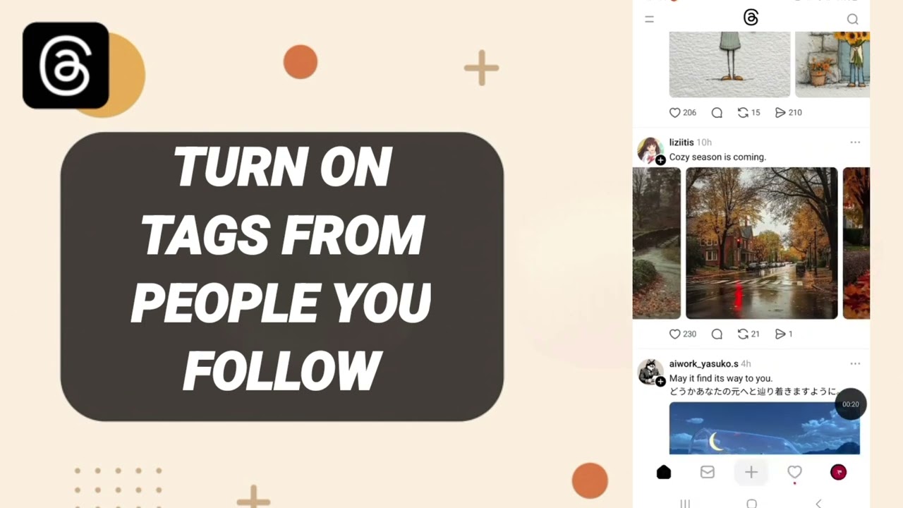 How To Turn On Tags From People You Follow On Threads App