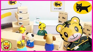 しまじろうの たっきゅうびん★ヤマト運輸 クロネコヤマト 小学館 幼稚園3月号 クロネコだいしゃパズル shimajiro 호피 巧虎