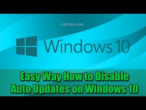 Easy Way How to Disable / Turn Off Automatic Updates Windows 10