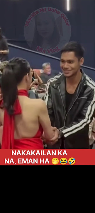 EMAN NA STARSTRUCK KAY JILLIAN #shorts #emanbacosa #jillianward #kmjs #firstmeet #gnltm #foryou