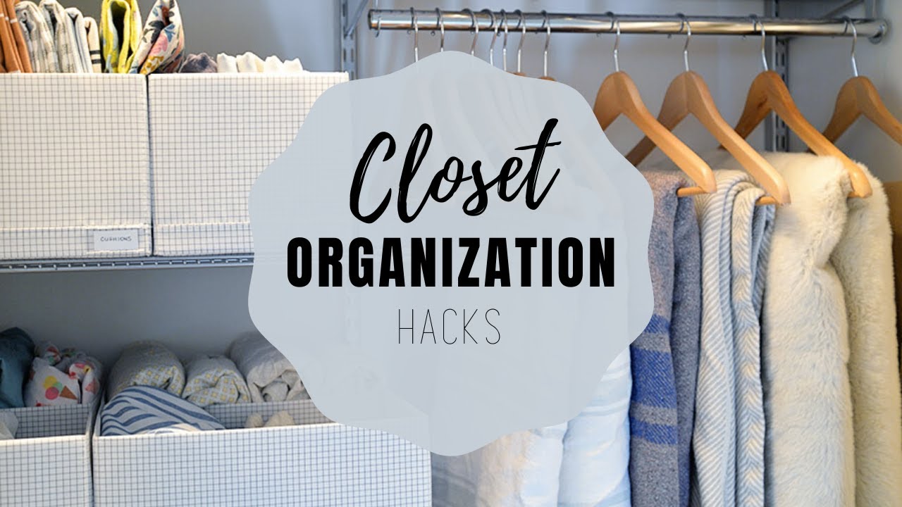 2020 CLEAN WITH ME // CLOSET ORGANIZATION HACKS // How to clean and ...