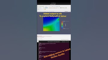Opensource Review!! DynELA: HOW to see FEM results with vtk & Paraview