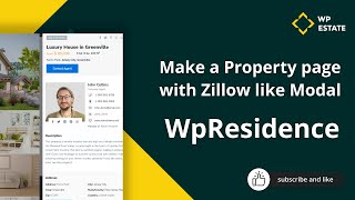 Make a Property page with Zillow.com like Modal