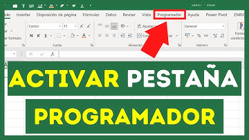 🔴Cómo HABILITAR la Pestaña PROGRAMADOR o DESARROLLADOR en EXCEL 2010, 2013, 2016 y 2019