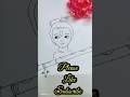 Cute krishna drawing || Radhe Radhe #drawing #crafter sneha kaswan #shorts