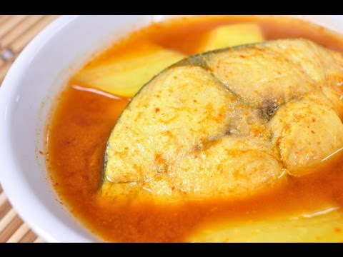 [Thai Food]Sour King Mackerel Soup (Gang Lueng Pla In See)