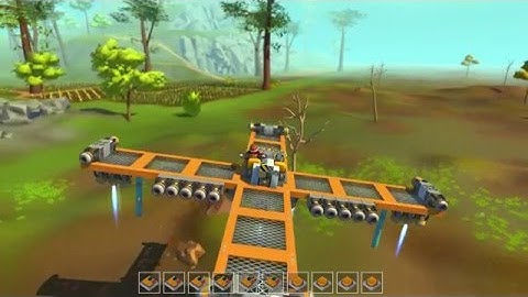 Scrap Mechanic - Build Aircraft/Airplane in 10 Minutes