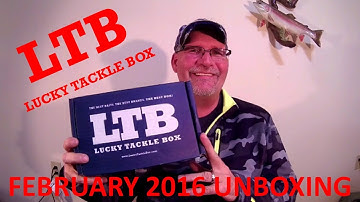 Lucky Tackle Box Unboxing February 2016 (free giveaway)